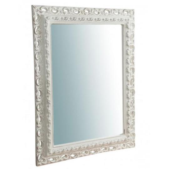 biele zdobene dreveny ram zrkadlo klasicky rustikalny velky obciansky styl elegantny byt bytovy dizajn byt obnova kupelna obyvacka predsien spalna dekoracia.jpg